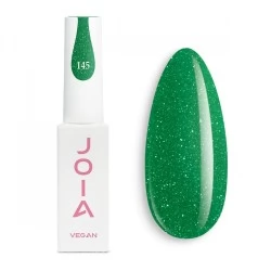 Reflective Gel Polish green 145 with shimmer 6 ml JOIA vegan