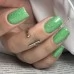 Reflective Gel Polish green 145 with shimmer 6 ml JOIA vegan