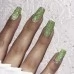 Reflective Gel Polish green 145 with shimmer 6 ml JOIA vegan