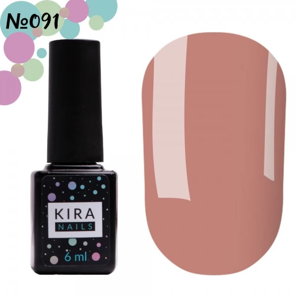 Gel polish 091 6 ml Kira Nails Gel polish 091 6 ml Kira Nails