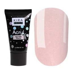 Acryl Gel Glitter Peach 30 gr