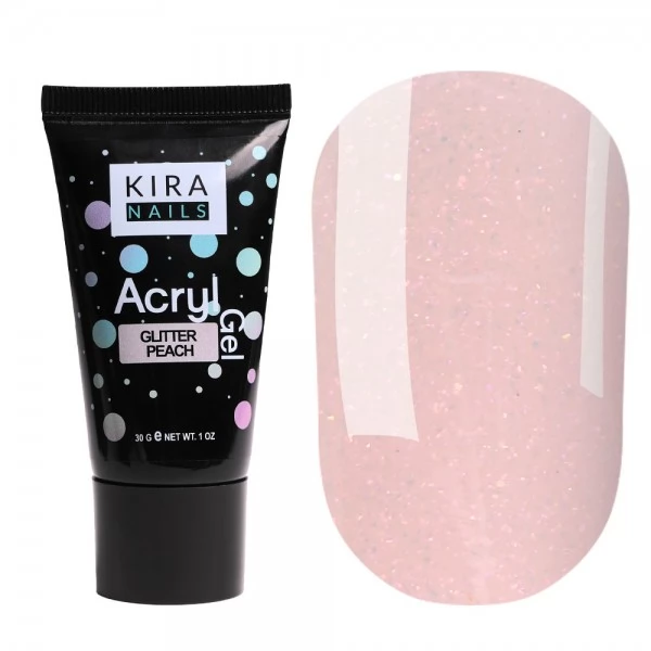 Acryl Gel Glitter Peach 30 gr Acryl Gel Glitter Peach 30 gr
