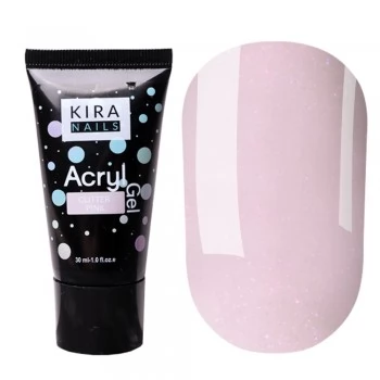 Acryl Gel Glitter Pink 30 gr