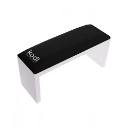 Armrest for manicure on white legs Black