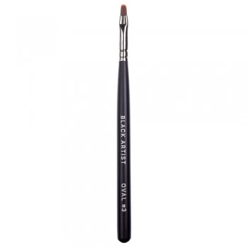 Brush Oval #3 for gel nail modeling in the shape of an oval Kodi professional