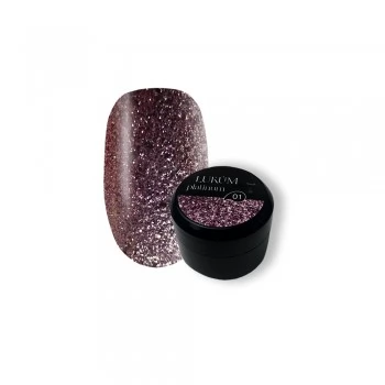 Platinum gel paint no.01 LUKUM 5 ml (Cold Rose)