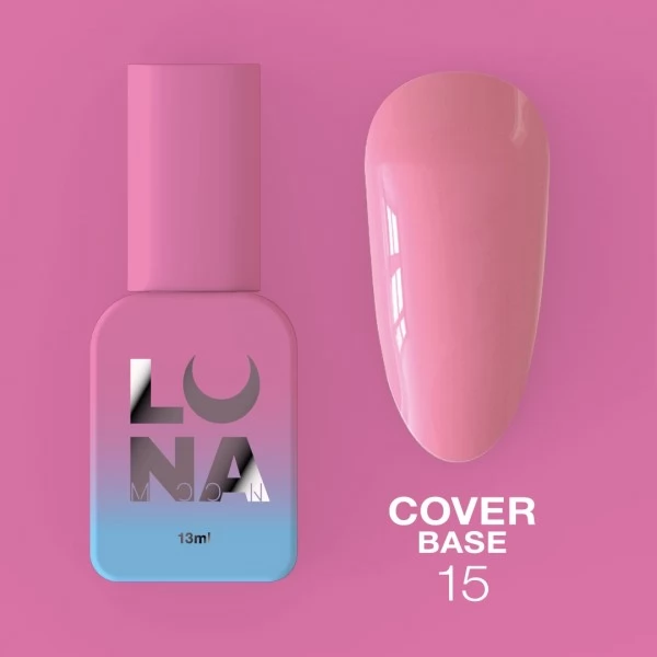 Camouflage Cover Base gel no.15 13 ml Lunamoon Camouflage Cover Base gel no.15 13 ml Lunamoon