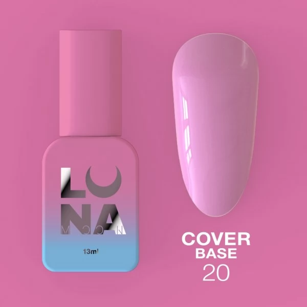 Camouflage Cover Base gel no.20 13 ml Lunamoon Camouflage Cover Base gel no.20 13 ml Lunamoon