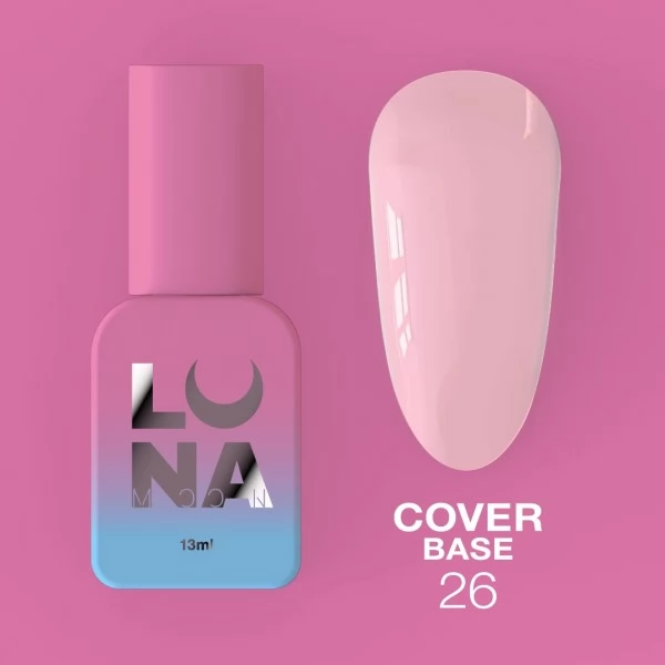 Camouflage Cover Base gel no.26 13 ml Lunamoon Camouflage Cover Base gel no.26 13 ml Lunamoon