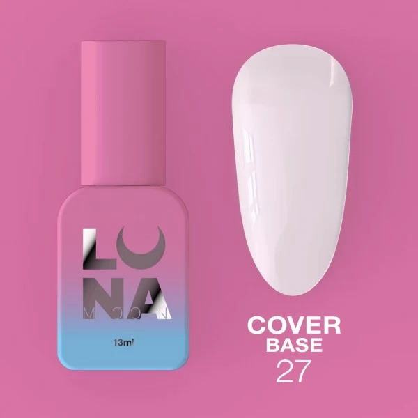 Camouflage Cover Base gel no.27 13 ml Lunamoon Camouflage Cover Base gel no.27 13 ml Lunamoon
