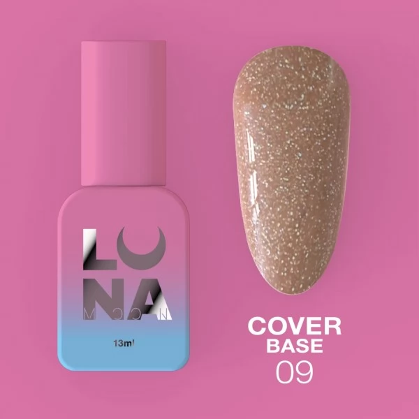 Camouflage Cover Base gel no.9 13 ml Lunamoon Camouflage Cover Base gel no.9 13 ml Lunamoon