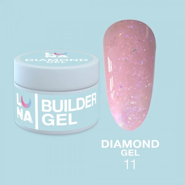 Builder Diamond Gel no.11 15 ml Lunamoon Builder Diamond Gel no.11 15 ml Lunamoon