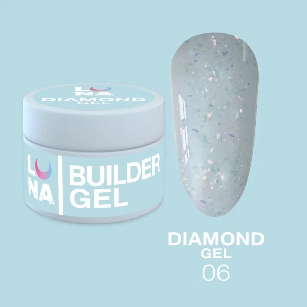 Builder Diamond Gel no.6 15 ml Lunamoon Builder Diamond Gel no.6 15 ml Lunamoon