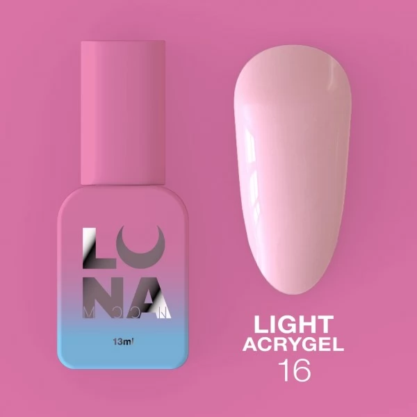 Liquid Light Acrygel no.16 13 ml Lunamoon Liquid Light Acrygel no.16 13 ml Lunamoon