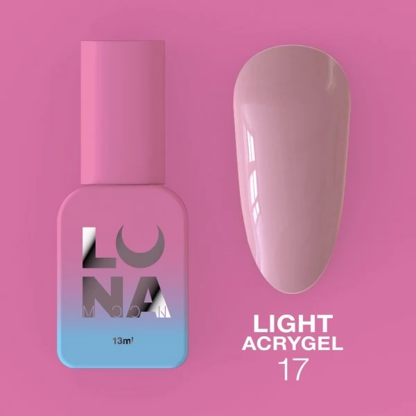 Liquid Light Acrygel no.17 13 ml Lunamoon Liquid Light Acrygel no.17 13 ml Lunamoon