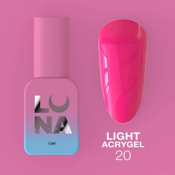 Liquid Light Acrygel no.20 13 ml Lunamoon Liquid Light Acrygel no.20 13 ml Lunamoon