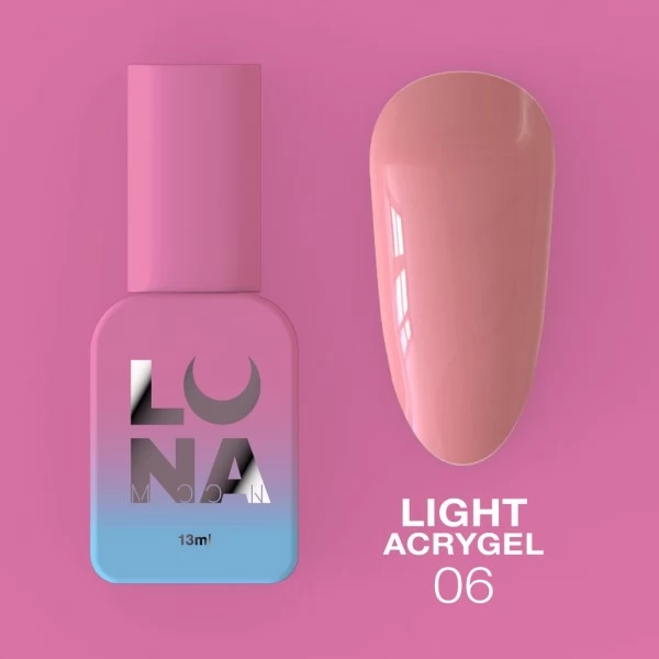 Liquid Light Acrygel no.6 13 ml Lunamoon Liquid Light Acrygel no.6 13 ml Lunamoon