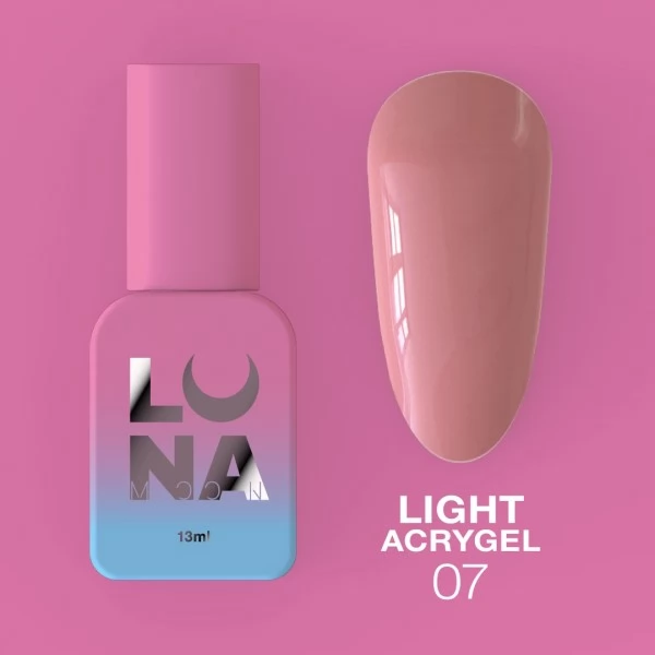 Liquid Light Acrygel no.7 13 ml Lunamoon Liquid Light Acrygel no.7 13 ml Lunamoon