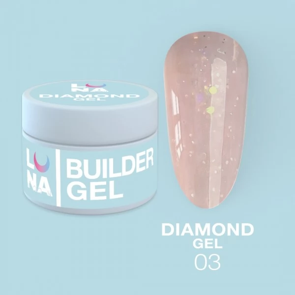 Diamond Gel no.3 15 ml Lunamoon Diamond Gel no.3 15 ml Lunamoon