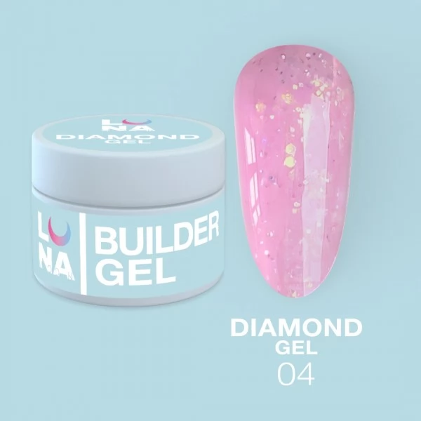 Diamond Gel no.4 15 ml Lunamoon Diamond Gel no.4 15 ml Lunamoon