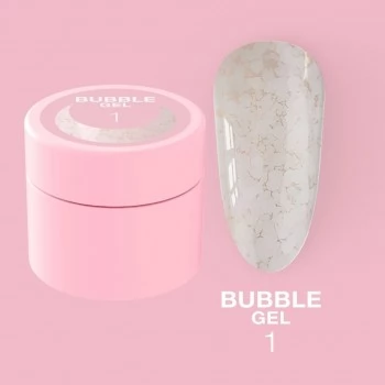 Nail glitter Bubble Gel no.1 5ml Lunamoon