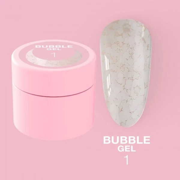 Nail glitter Bubble Gel no.1 5ml Lunamoon Nail glitter Bubble Gel no.1 5ml Lunamoon