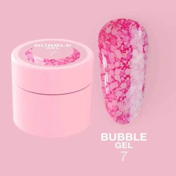 Nail glitter Bubble Gel no.7 5ml Lunamoon