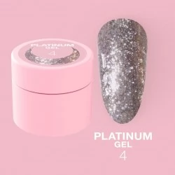 Nail glitter Platinum Gel no.4 5ml Lunamoon