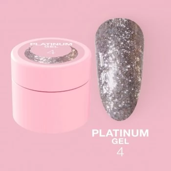 Nail glitter Platinum Gel no.4 5ml Lunamoon