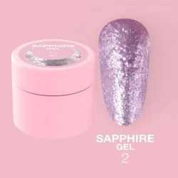 Nail glitter Sapphire Gel no.2 5ml Lunamoon