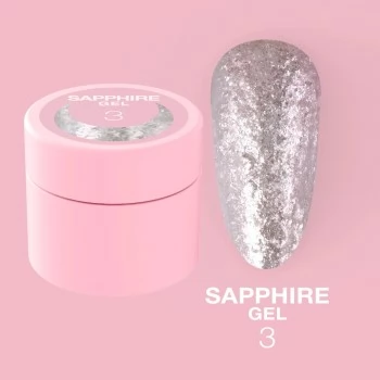 Nail glitter Sapphire Gel no.3 5ml Lunamoon