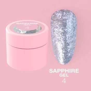 Nail glitter Sapphire Gel no.4 5ml Lunamoon