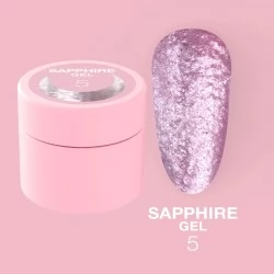 Nail glitter Sapphire Gel no.5 5ml Lunamoon