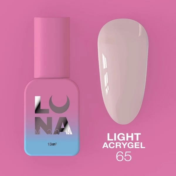Light Acrygel no.65 13 ml Lunamoon Light Acrygel no.65 13 ml Lunamoon