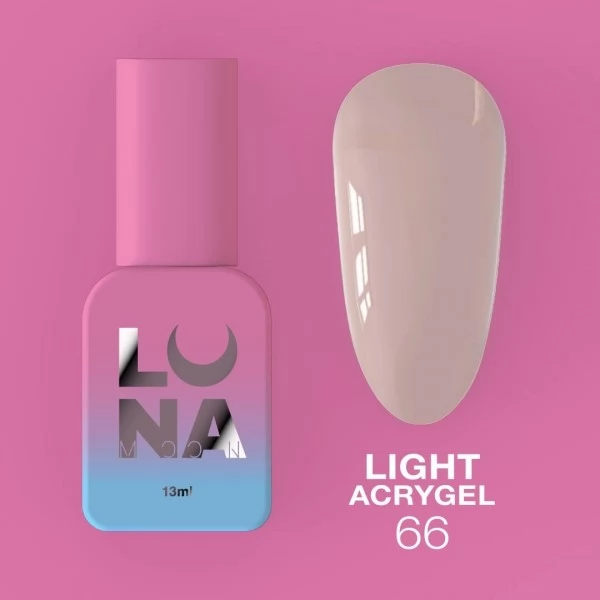 Light Acrygel no.66 13 ml Lunamoon Light Acrygel no.66 13 ml Lunamoon