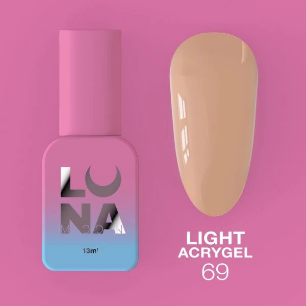 Light Acrygel no.69 13 ml Lunamoon Light Acrygel no.69 13 ml Lunamoon