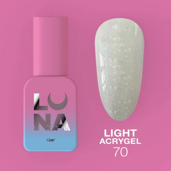 Light Acrygel no.70 13 ml Lunamoon Light Acrygel no.70 13 ml Lunamoon