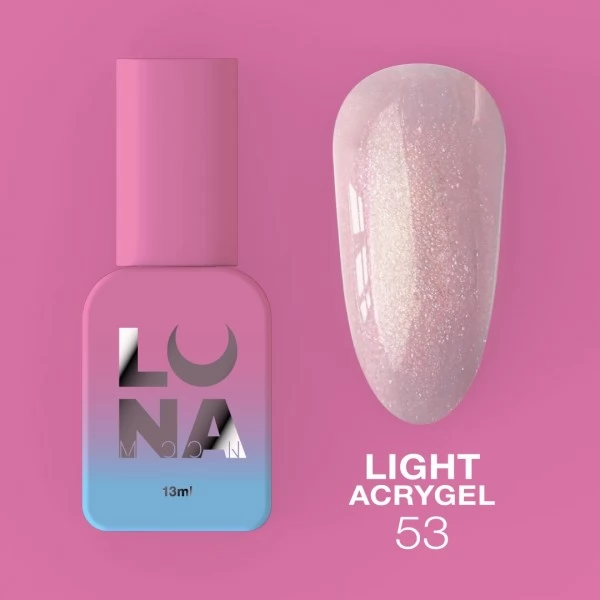 Light Acrygel no.53 30 ml Lunamoon Light Acrygel no.53 30 ml Lunamoon