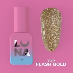 Gel Top Flash Gold 13 ml Lunamoon