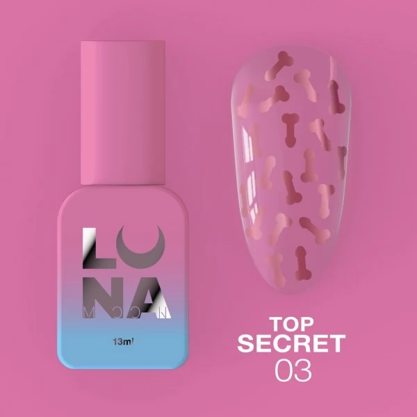 Gel Top Secret no.3 13 ml Lunamoon Gel Top Secret no.3 13 ml Lunamoon
