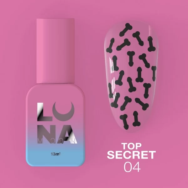 Gel Top Secret no.4 13 ml Lunamoon Gel Top Secret no.4 13 ml Lunamoon