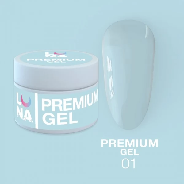 Builder Premium Gel no.1 30 ml Lunamoon Builder Premium Gel no.1 30 ml Lunamoon