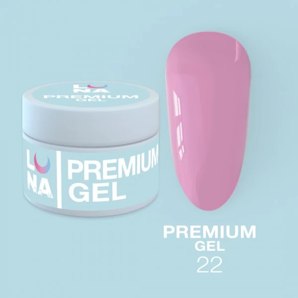 Builder Premium Gel no.22 15 ml Lunamoon Builder Premium Gel no.22 15 ml Lunamoon