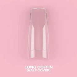Gel tips Coffin Long (Half Cover) Lunamoon