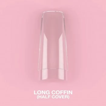 Gel tips Coffin Long (Half Cover) Lunamoon