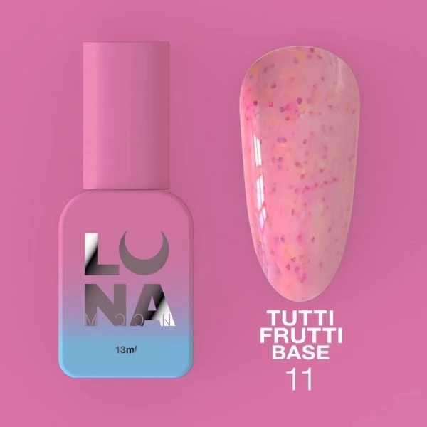 Camouflage Tutti Frutti Base gel no.11 13 ml Lunamoon Camouflage Tutti Frutti Base gel no.11 13 ml Lunamoon