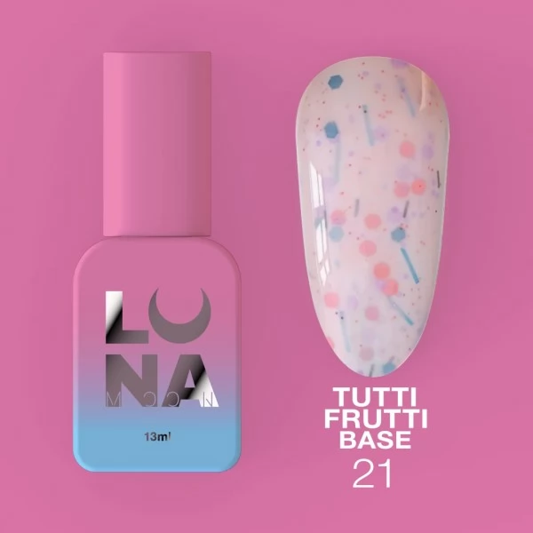 Camouflage Tutti Frutti Base gel no.21 13 ml Lunamoon Camouflage Tutti Frutti Base gel no.21 13 ml Lunamoon