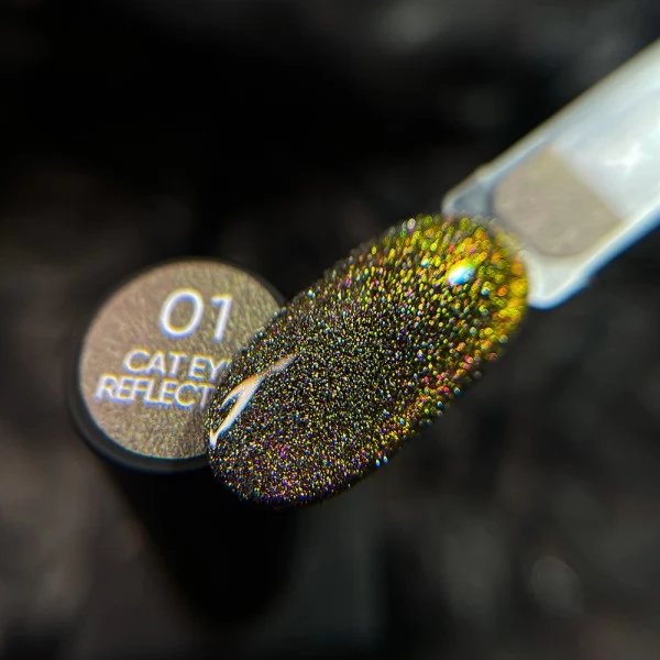 Gel polish NAILSOFTHENIGHT Cat eye Reflective 01 10 ml Gel polish NAILSOFTHENIGHT Cat eye Reflective 01 10 ml