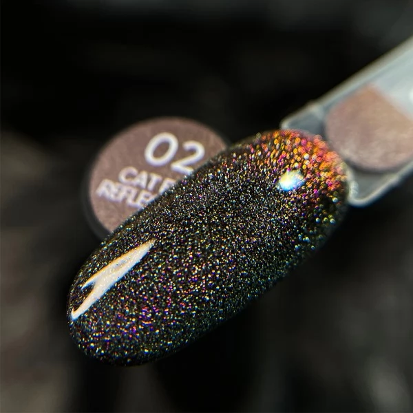 Gel polish NAILSOFTHENIGHT Cat eye Reflective 02 10 ml Gel polish NAILSOFTHENIGHT Cat eye Reflective 02 10 ml