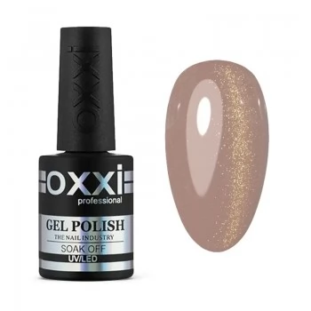 Gel polish Oxxi CAT no.107 (light brown with golden magnetic glare) 10 ml